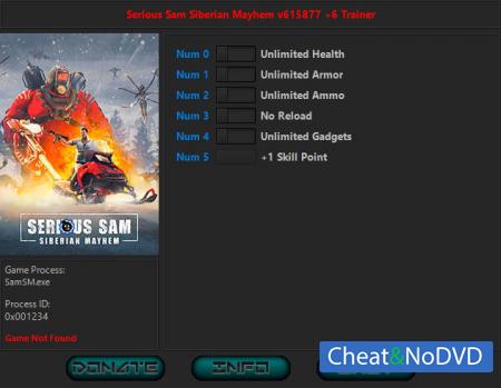 Sam: Siberian Mayhem  Trainer +6 v615877 {HoG}