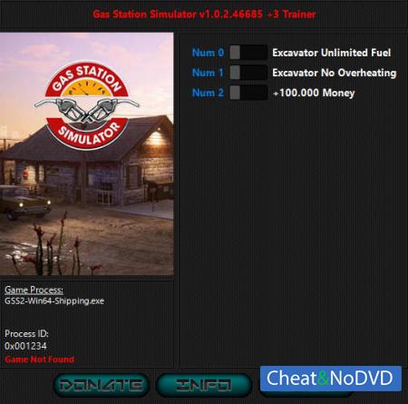 Gas Station Simulator  Trainer +3 v1.0.2.46685 {HoG}