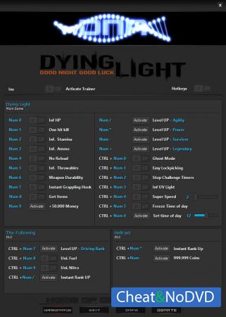 Dying Light: The Following  Trainer +27 v1.49.0{HoG}