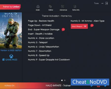 Halo Infinite  Trainer +11 v6.10021.16272.0 {LinGon}