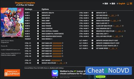 Disgaea 6 Complete  Trainer +33 v1.0 {FLiNG}