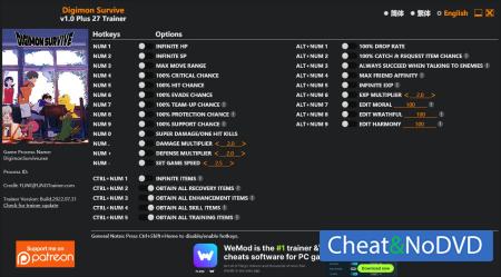 Digimon Survive  Trainer +27 v1.0 {FLiNG}