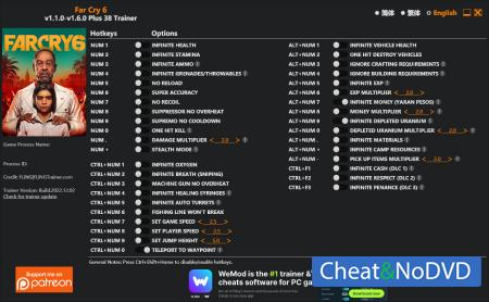 Far Cry 6  Trainer +38 v1.6.0 {FLiNG}