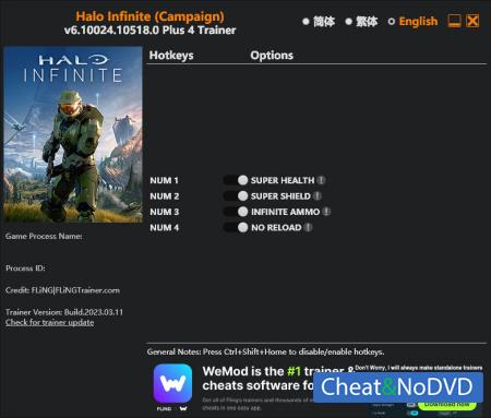 Halo Infinite  Trainer +4 v6.10024.10518.0 {FLiNG}