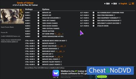Sands of Salzaar  Trainer +26 v1.0.30 {FLiNG}