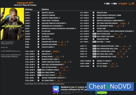 Cyberpunk 2077  Trainer +46 v2.1 2024.01.20 {FLiNG}