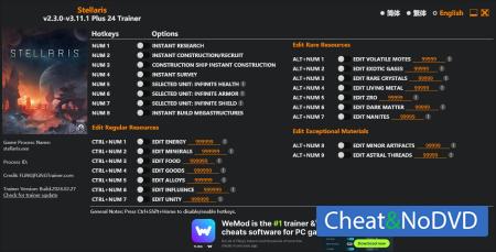 Stellaris  Trainer +22  v3.11.1 {FLiNG}