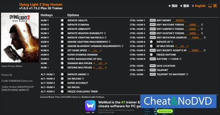 Dying Light 2 Stay Human  Trainer +21 v1.15.2 {FLiNG}