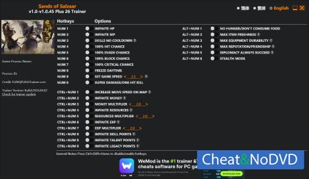 Sands of Salzaar  Trainer +26 v1.0.45 {FLiNG}