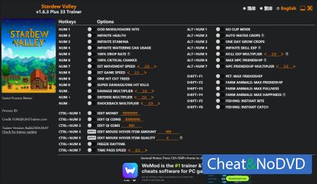 Stardew Valley  Trainer +33 v1.6.3 {FLiNG}