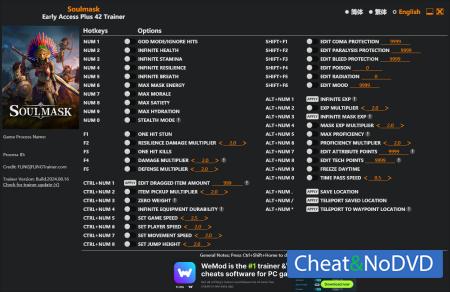 Soulmask  Trainer +42 Early Access 2024.08.16 {FLiNG}