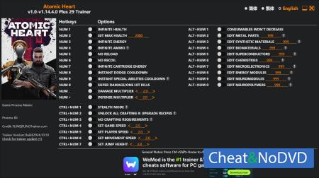 Atomic Heart  Trainer +29 v1.14.4.0 {FLiNG}