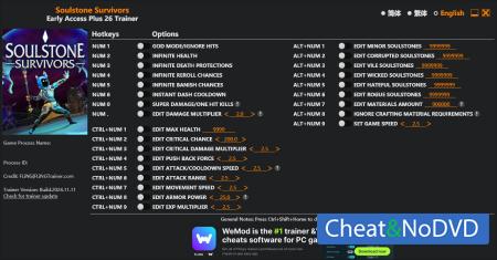 Soulstone Survivors: Prologue  Trainer +26 Early Access 2024.11.11 {FLiNG}