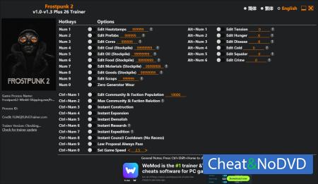 Frostpunk 2 трейнер Trainer +26 v1.3 {FLiNG} Frostpunk 2 трейнер Trainer +26 v1.3 {FLiNG}