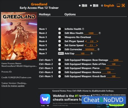 Greedland  Trainer +12 Early Access 2025.07.06 {FLiNG}